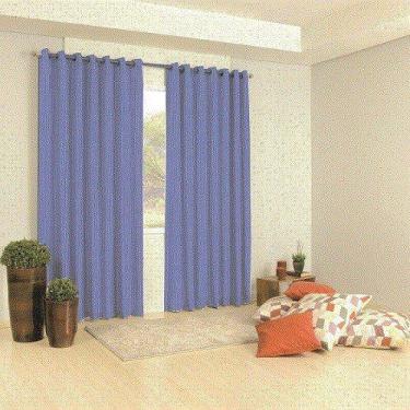 Imagem de Kit 2 Peças Blackout PVC(Plástico) 200X180 e 280X250 - Admirare, Azul