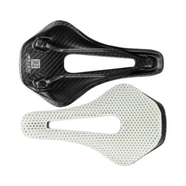 Imagem de Selim De Bicicleta Ultralight Respirável Em Carbono Totalmente Impress