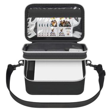 Imagem de Estojo de armazenamento compatível com impressora Liene PixCut S1 Color Photo Stick, caixa de saco para máquina de corte, suporte oragnizador para impressora térmica, protetor multifuncional preto