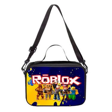 Imagem de Lancheira Térmica Infantil Escolar Roblox Repartição Interna - LC Bras
