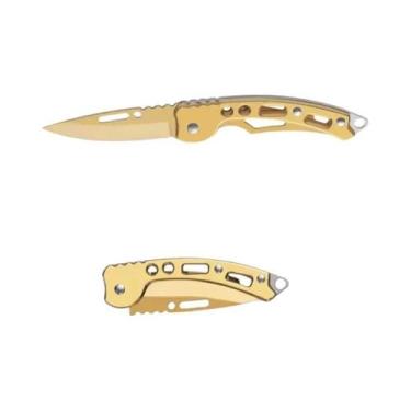 Imagem de Canivete De Bolso Em Aço Inoxidável Com Espelho E Chaveiro, Faca De Fr