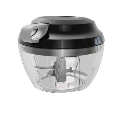 Imagem de Mini Processador de Alimentos Plástico Premium Preto 13,5cm - Lyor, Pr