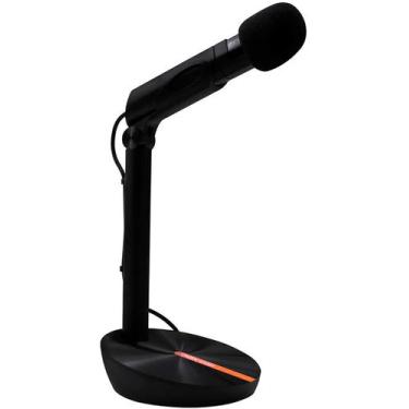 Imagem de Microfone Oex USB Omnidirecional - Redução de Ruído 360º - Oex', Mesa