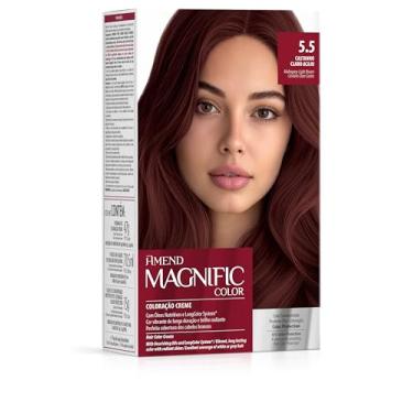 Imagem de Amend Coloração Creme Castanho Claro Acaju 5.5 Magnific Color