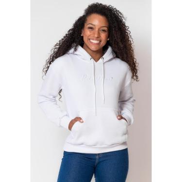 Imagem de Blusa Feminina Moletom Canguru Polo Wear Branco-Feminino