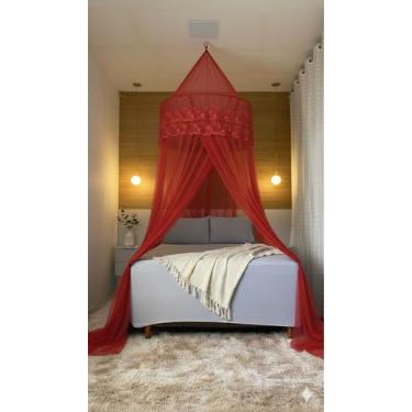 Imagem de Mosquiteiro Teto Casal Gigante Box queen Super King Com Abertura Lat 1