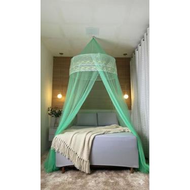 Imagem de Mosquiteiro Teto Casal Gigante Box queen Super King Com Abertura Lat 1