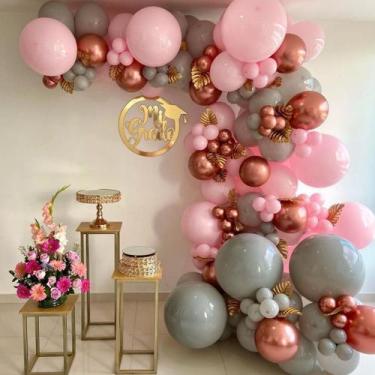 Imagem de Balão Colorido Tamanho 9 Liso Bexiga Aniversário 150un Festa - Santa C