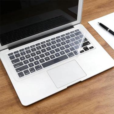 Imagem de Capa protetora universal de silicone para teclado de notebook, ultrafina, impermeável, à prova de poeira (12-13 polegadas, 31 x 13 cm)