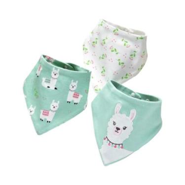 Imagem de Babadores De Algodão Com Estampa De Desenho Animado Para Bebês (Menino
