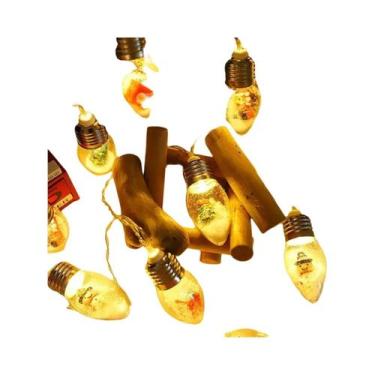 Imagem de Luzes De Natal Em Forma De Globo De Neve Com 10/20 LEDs, Papai Noel E 