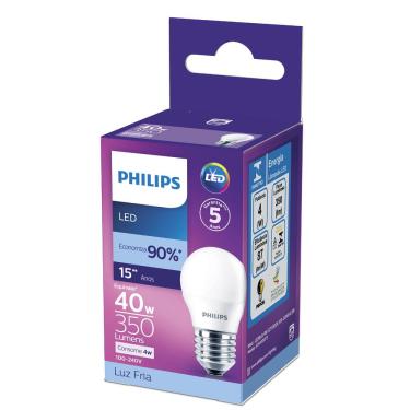 Imagem de Lâmpada Led Philips MiniBulbo 4W branca fria BV E27