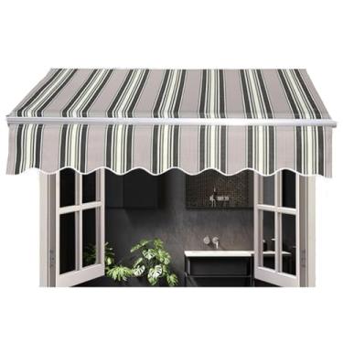 Imagem de Tecido de substituição de toldo retrátil com proteção UV, cobertura de proteção solar de grau comercial para decks, varandas, cafés, restaurantes e pérgulas - Tamanho: 33 cm