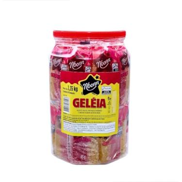Imagem de Geleia de Frutas Colorida Nbonn Pote 1,35kg 30 Unidades de Doce Frutado Colorido e Macio