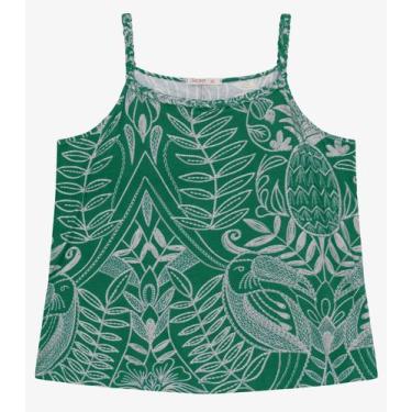 Imagem de Blusa de Alça Plus Size Feminina Secret Glam Verde, Plus G4, Verde