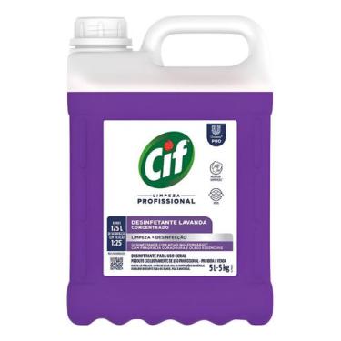 Imagem de Desinf cif conc. lavanda 5l unilever