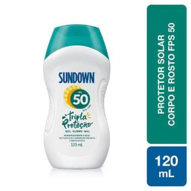 Imagem de Protetor Solar Sundown Praia e Piscina Fps50 120ml, 120ml