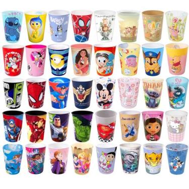 Imagem de 250 Copos 320ml Plasútil Estampado Infantil para base de Ovos de Pasco
