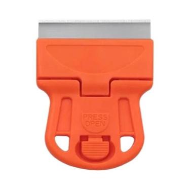 Imagem de Mini Raspador De Plástico Com Lâminas Para Remoção De Cola, Adesivos E