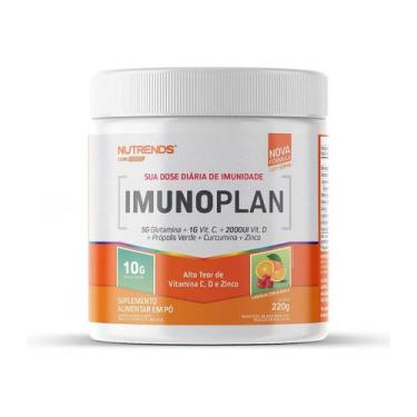 Imagem de Imunoplan 220grs Glutamina Cúrcuma Vitamina C Própolis Vitamina - Nutr