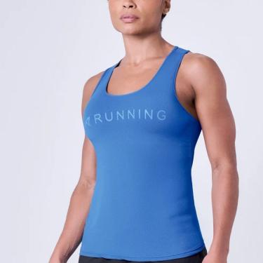 Imagem de Regata Feminina Running Esporte Authen - Azul-Feminino