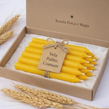 Imagem de Vela Mel Palito Comum 1 kg  Harmonia, Doçura Espiritual e Uso Espiritu