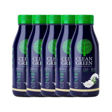 Imagem de Kit 5x Proteína Vegana Clean Green Dose Única - Cellgenix-Unissex