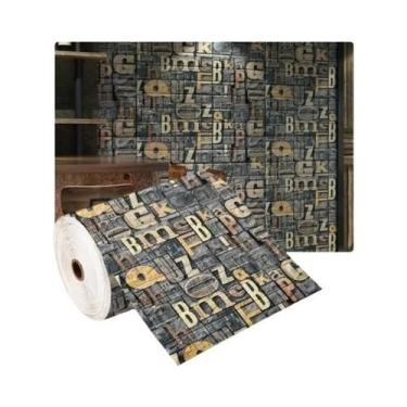 Imagem de Adesivos De Parede DIY Com Padrão De Tijolo 3D 70cmX500cm, À Prova De 