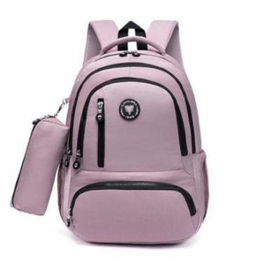 Imagem de Mochila Estojo Cavalera Espaçosa Escolar Reforçada-Unissex