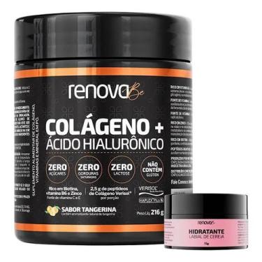 Imagem de Kit Colágeno Verisol + Ácido Hialurônico Sabor Tangerina Ren - Congrat
