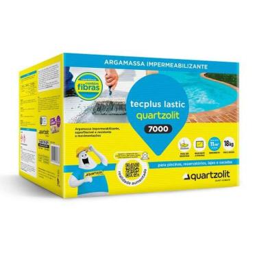 Imagem de Impermeabilizante Tecplus Lastic 7000 para Proteção de Superfícies em Caixa 18KG Quartz...