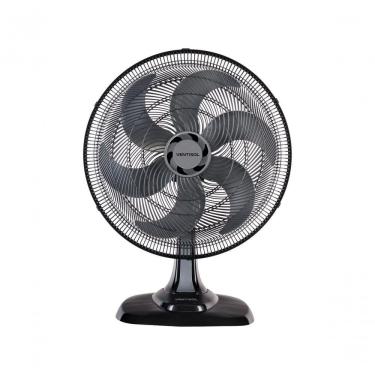 Imagem de Ventilador de Mesa 135W 50cm 6 Pás 3 Velocidades Preto, Prata Turbo 6 com Oscilação Horizontal 220V