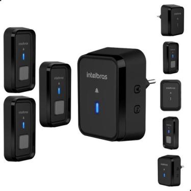 Imagem de Campainha Sem Fio Intelbras CIB 101S Com 3 Transmissores Externos Fáci