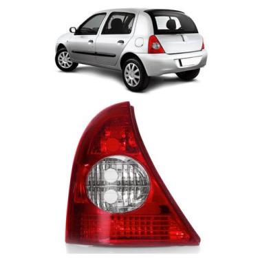 Imagem de Lanterna Traseira Clio Hatch 2003 A 2010 Ré E Pisca Cristal - Automoti