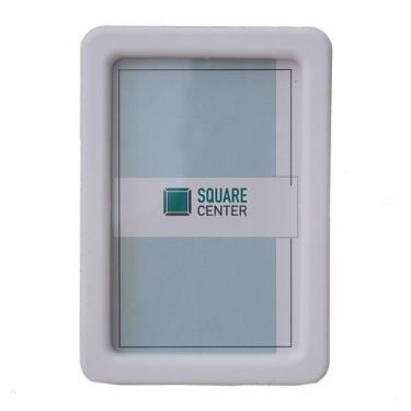 Imagem de Porta retrato pvc 10x15 branco - Square Center