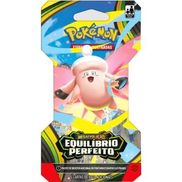 Imagem de Blister Unitário Pokémon Me03 Equilíbrio Perfeito Cartas Em Português 