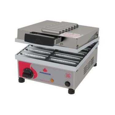Imagem de Máquina de Crepe Suíço PRK-12 E Style Inox 12 Cavidades Progás Voltage