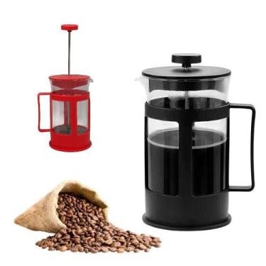 Imagem de Cafeteira francesa inox vidro manual coador filtro 350ml - Yeet