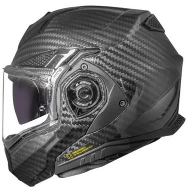 Imagem de Capacete LS2 FF901 Advant X Carbon Solid - Articulado, Carbono, 58