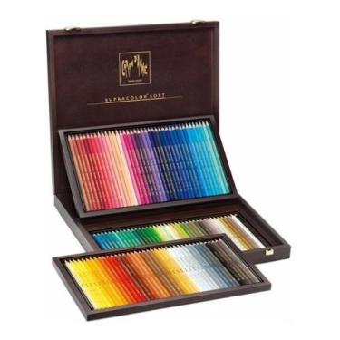Imagem de Lápis De Cor Aquarelável Supracolor Caran D'ache 120 Cores