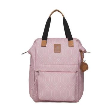 Imagem de Mochila de Maternidade Little Pi Multifunciona New York Rosa - Pirulit