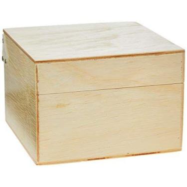 Imagem de Fichario De Mesa Madeira Pinho 4X6 - SOUZA
