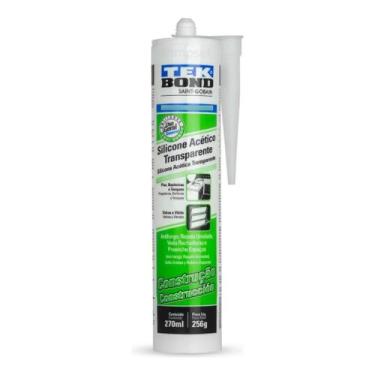 Imagem de Silicone Acético Transparente 256g 270ml - Tekbond - Tek Bond