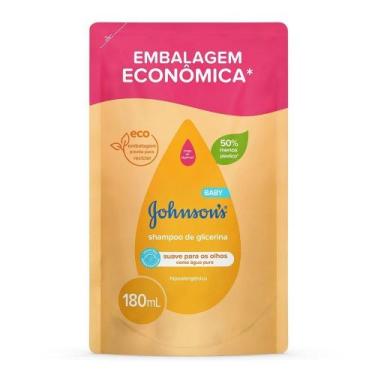 Imagem de Shampoo Johnson Baby Regular Glicerina Refil 180ml - Johnson'S Baby
