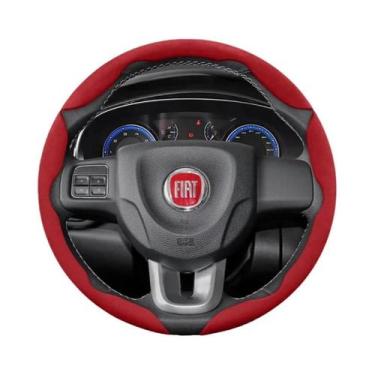 Imagem de Capa De Volante Antiderrapante Em Suede Para Fiat 500 Grande Punto Evo