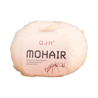 Imagem de Fio De Mohair Acrílico Macio E Quente, 6 Pacotes De 150g Para Tricô Ar