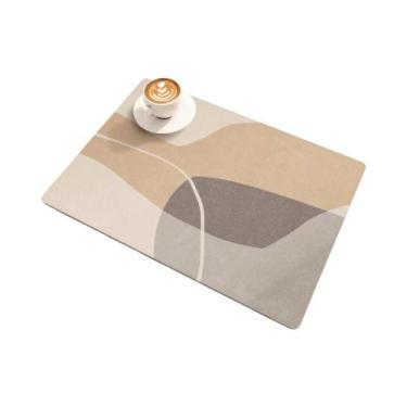 Imagem de Tapete De Secagem De Louça Super Absorvente Antiderrapante Moderno Min