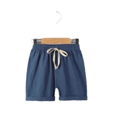 Imagem de Shorts De Verão Para Meninos De 2 a 10 Anos, Calças Esportivas De Linh
