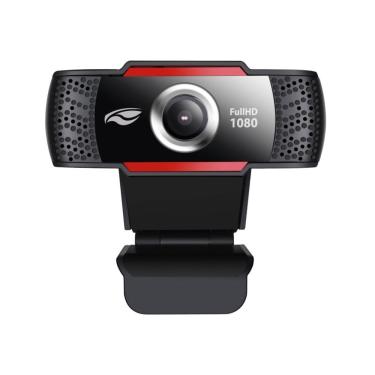 Imagem de Webcam C3tech WB-100 com Resolução 1080p e Microfone Embutido com Redução de Ruído Preto