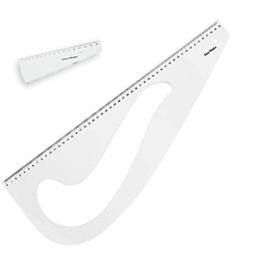 Imagem de Régua Corte e Costura Esquadro Curva 50cm Acrílico Patchwork